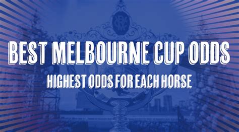 melbourne cup odds comparison.